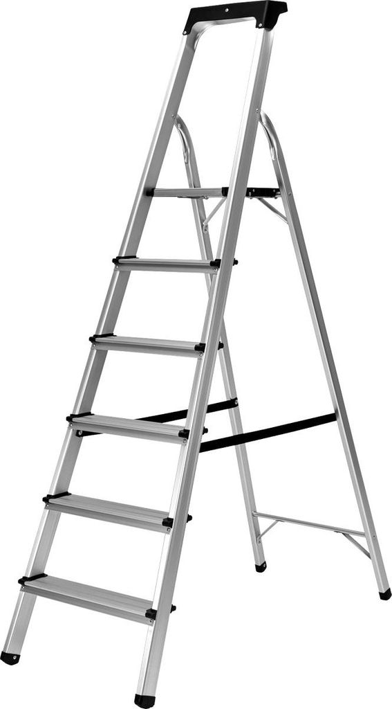 Craftfull Stehleiter CF-133B | Aluminium-Haushaltsleiter - Produktbild 