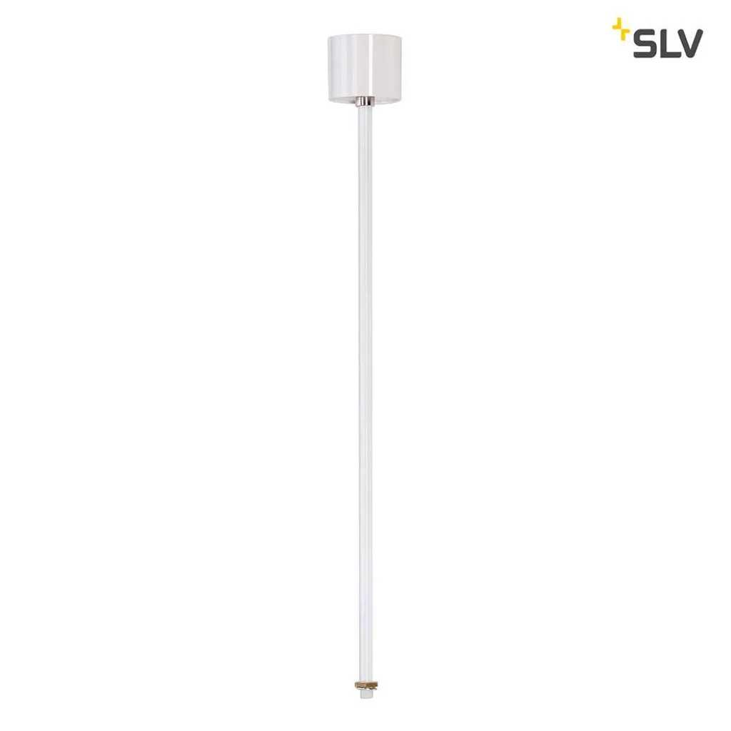 Suspension Rigide 60cm pour Rail Électrique Triphasé EUTRAC Blanc 230V