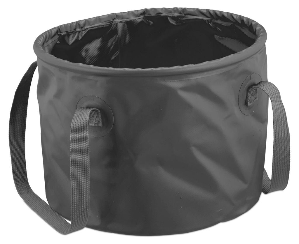 Seau pliable de camping Relaxdays, 15 l, pliable, seau de Image du produit 