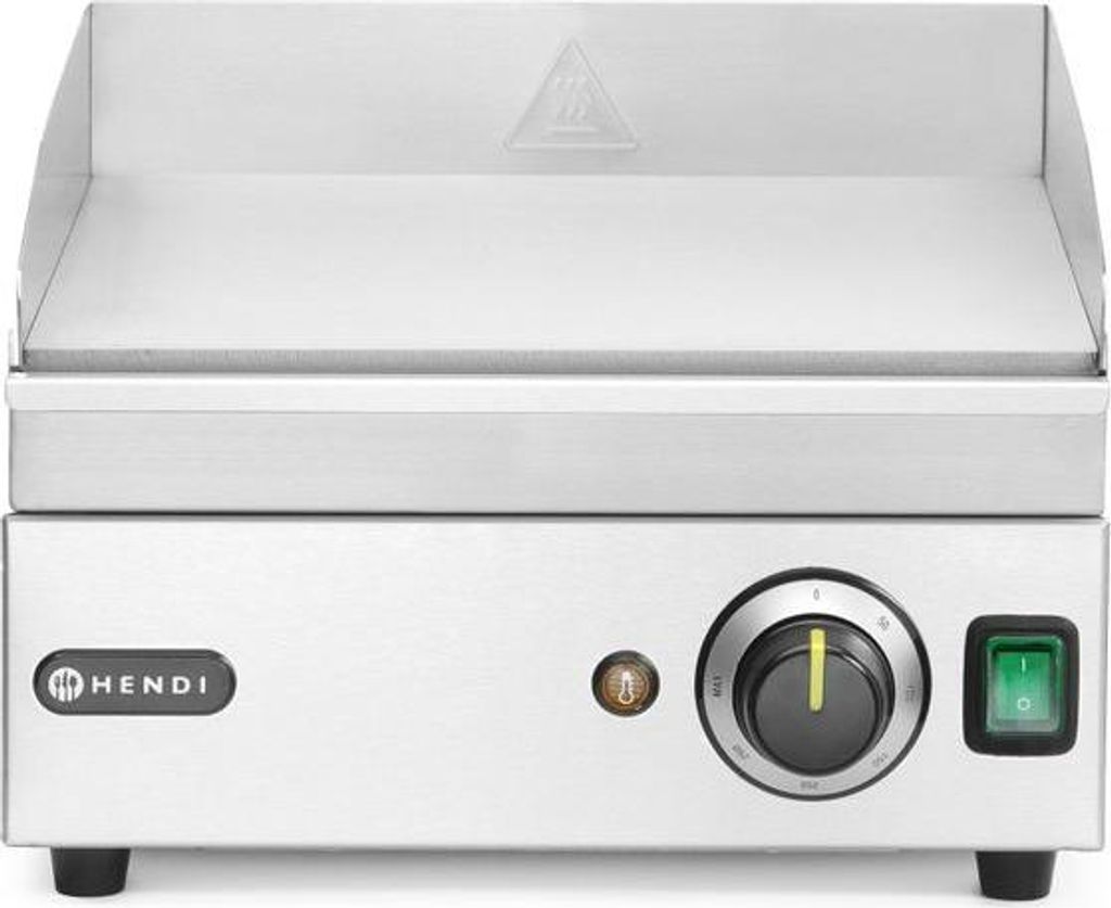 Hendi Grillplatte glatt Tischmodell mit abnehmbarer Produktbild 