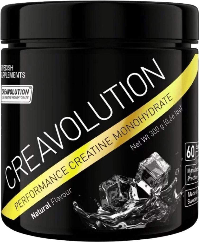 SWEDISH Supplements | Creavolution | Performance Ultra Micronized Creatine Monohydrate 200 Mesh Unflavored