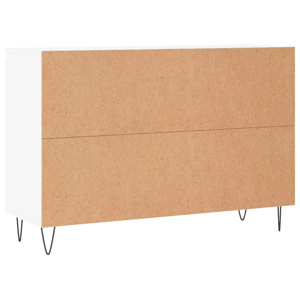 vidaXL Buffet Bianco 104 cm | Mobiletto per Casa e Ufficio - 9