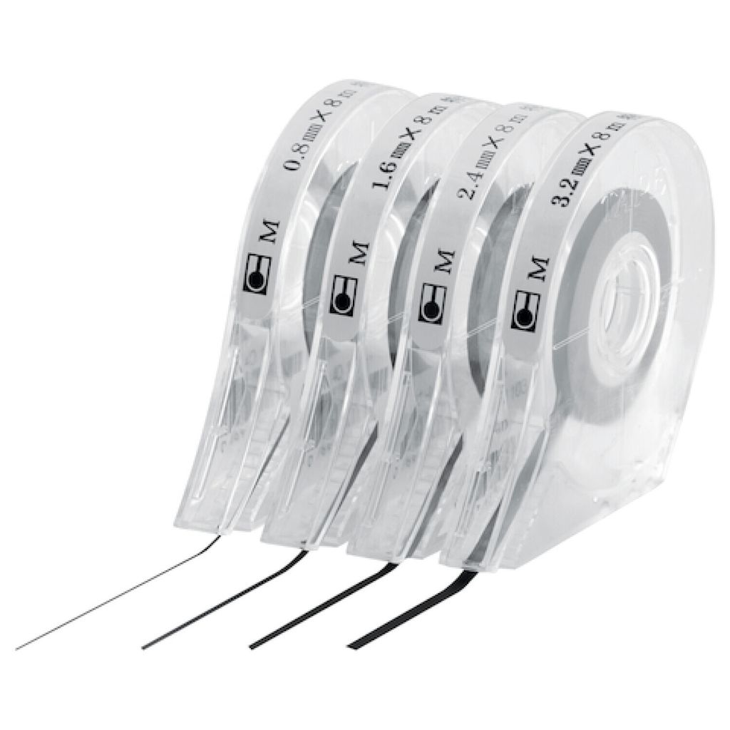 Zeichenband 3,2mm schwarz 8mx3,2mm
