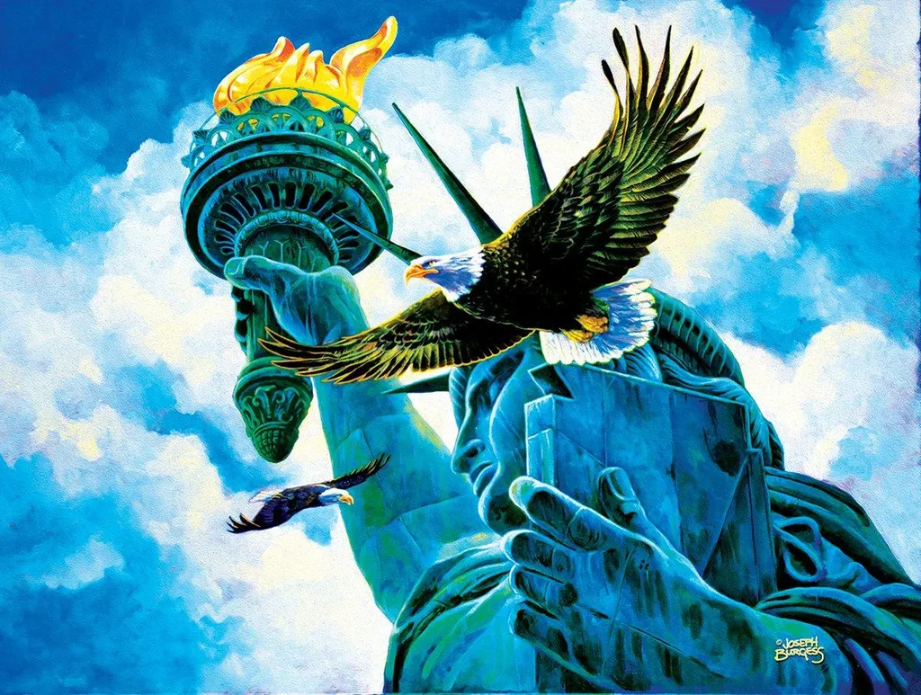 Puzzle 500 pièces SunsOut XXL L'esprit de liberté pour adultes