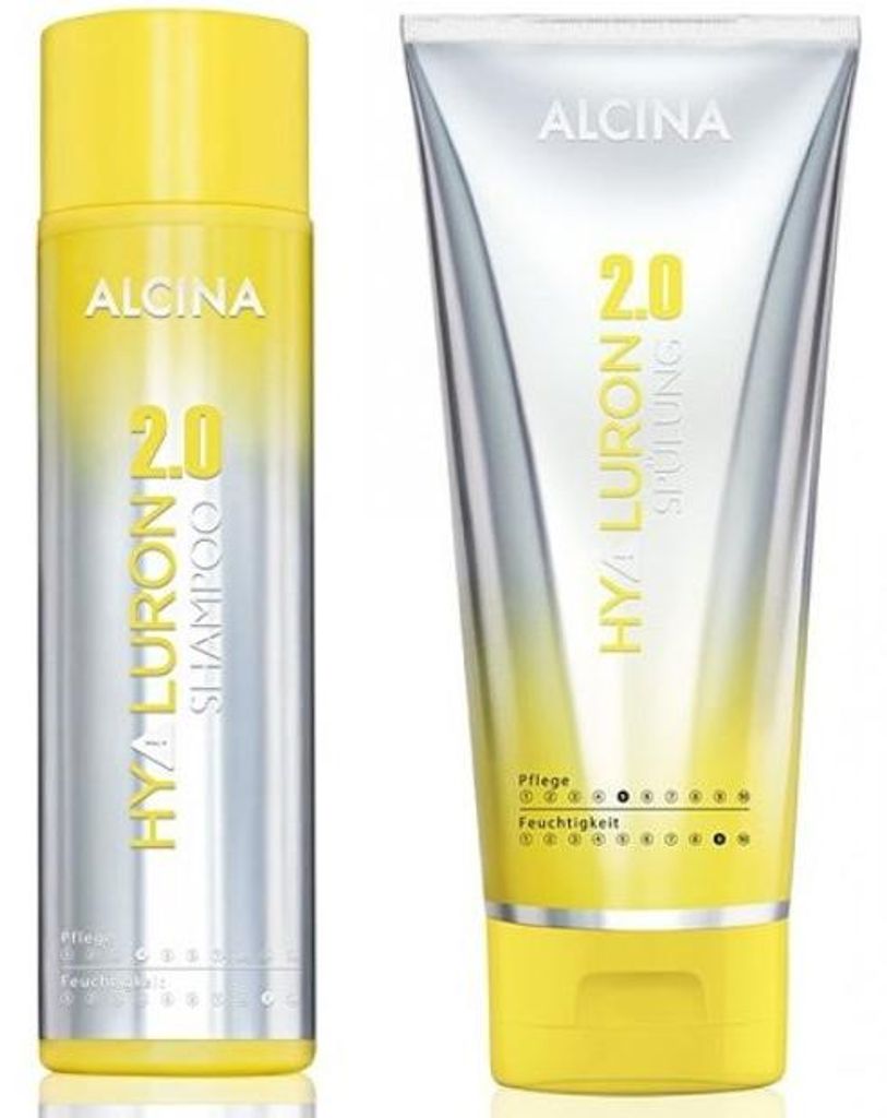 Alcina Hyaluron Set - 2.0 Shampoo 250 ml +  2.0 Spülung 200 Produktbild 