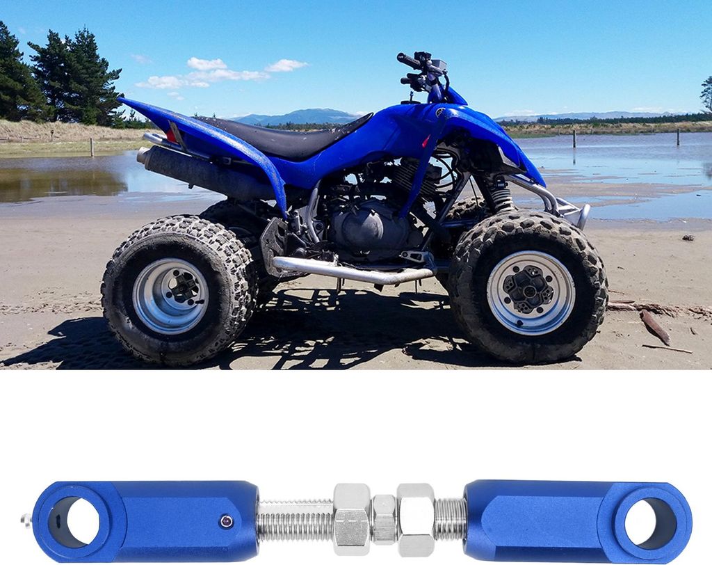 3-teiliges ATV-Hecktieferlegungsset aus Aluminiumlegierung, Ersatz für Raptor YFM350 YFM660R YFM700, Blau