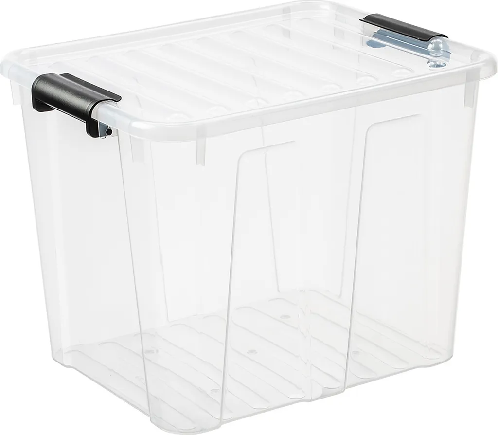 Boîte en plastique transparent 40L HOME BOX Plast Team - Rangement
