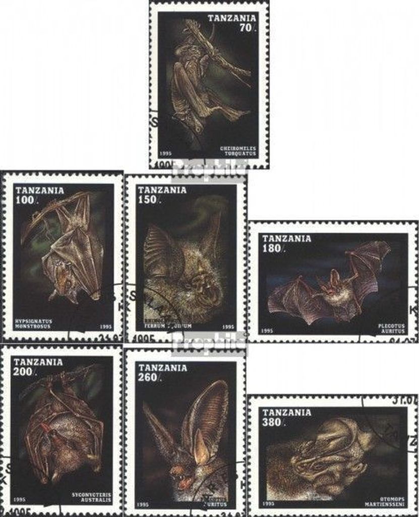Briefmarken Tansania 1995 Mi 2086-2092 (kompl.Ausg.) Produktbild 