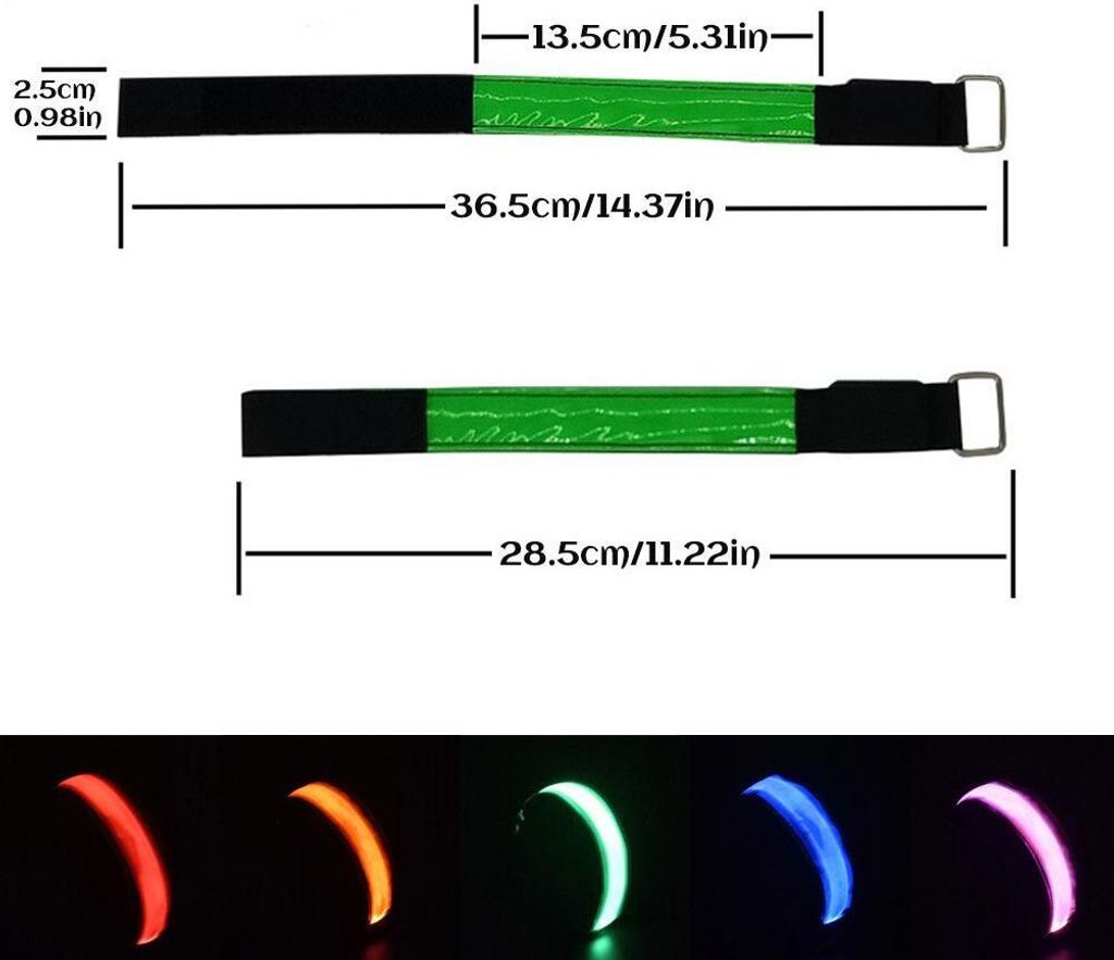 LED-Armband,Leuchtarmband,Reflektierendes Produktbild 1