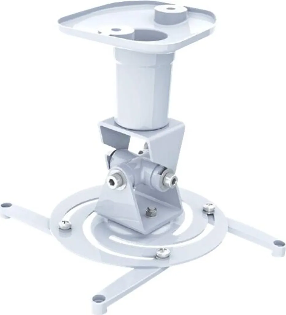 Techly ICA-PM 100WH Staffa Bianca Universale per Videoproiettore