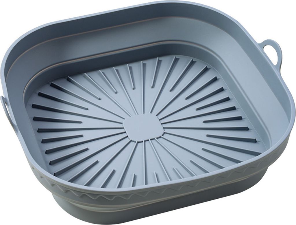 Antihaft-Backform, rund, quadratisch, für Käsekuchen, Wasserbad, faltbar, lebensmittelecht, ofenfeste Silikonform