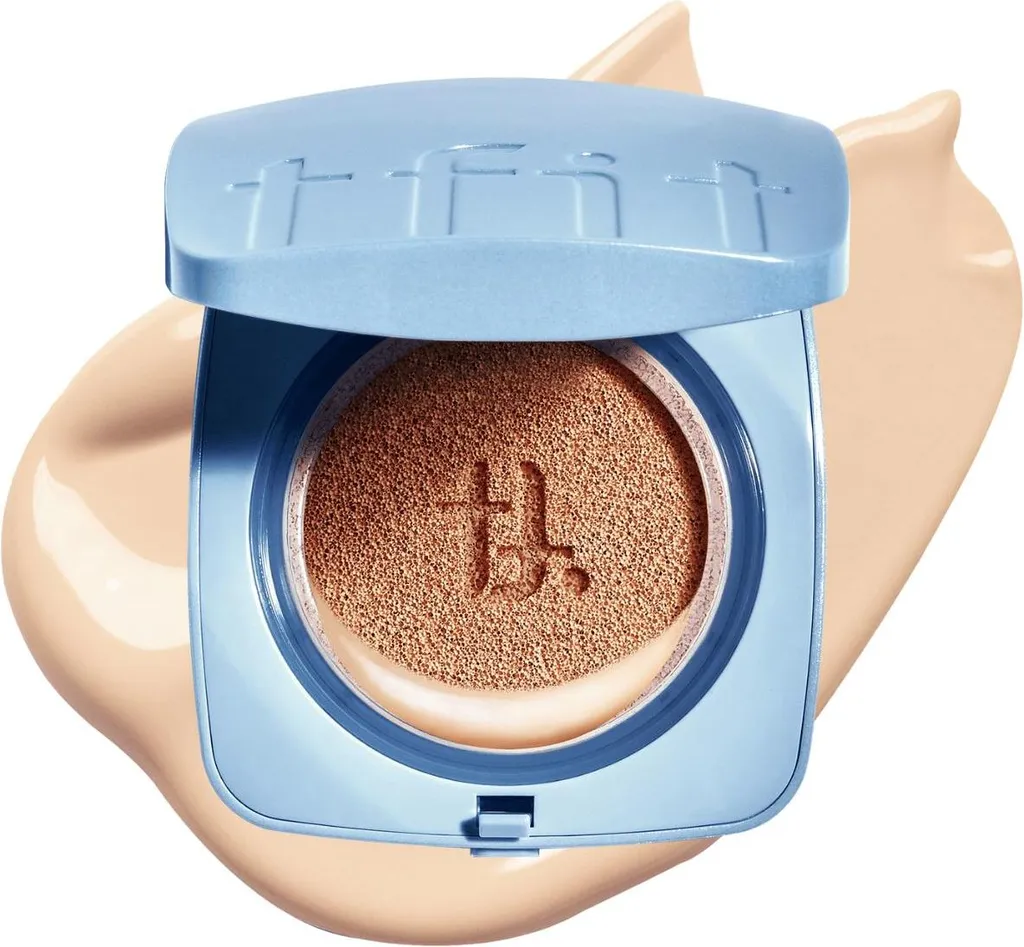TFIT - ICY FIT COVER CUSHION EX W01 VANIGLIA, cuscino da 12 g con filtro SPF50+ PA++++