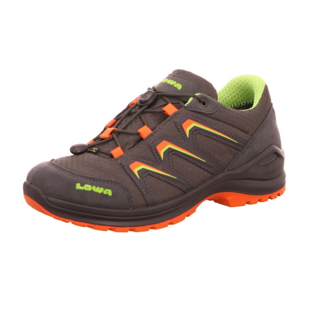Lowa Kinder Hikingschuhe Maddox GTX Lo Junior wasserdichter Freizeitschuhe Grau
