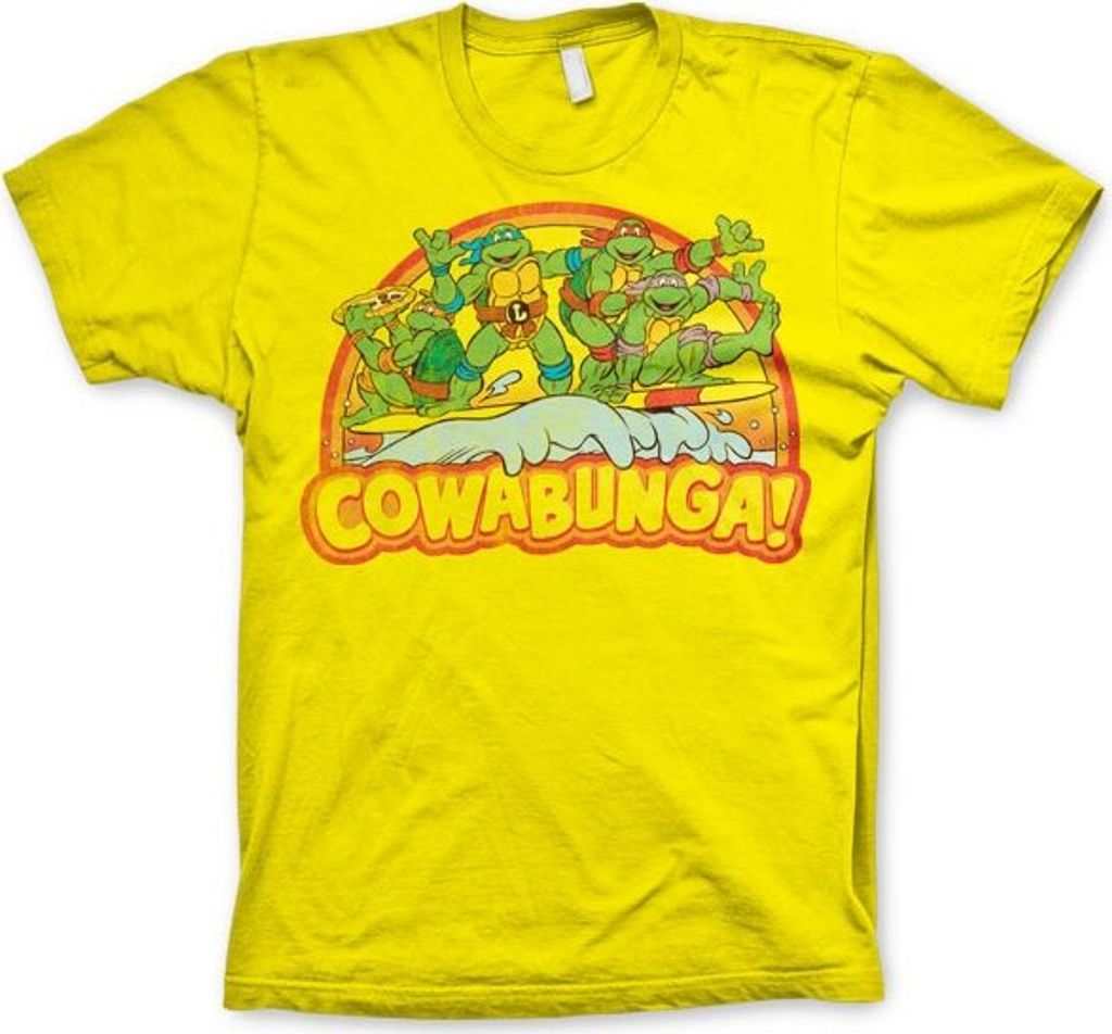TMNT - Cowabunga T-Shirt - XX-Large - Yellow