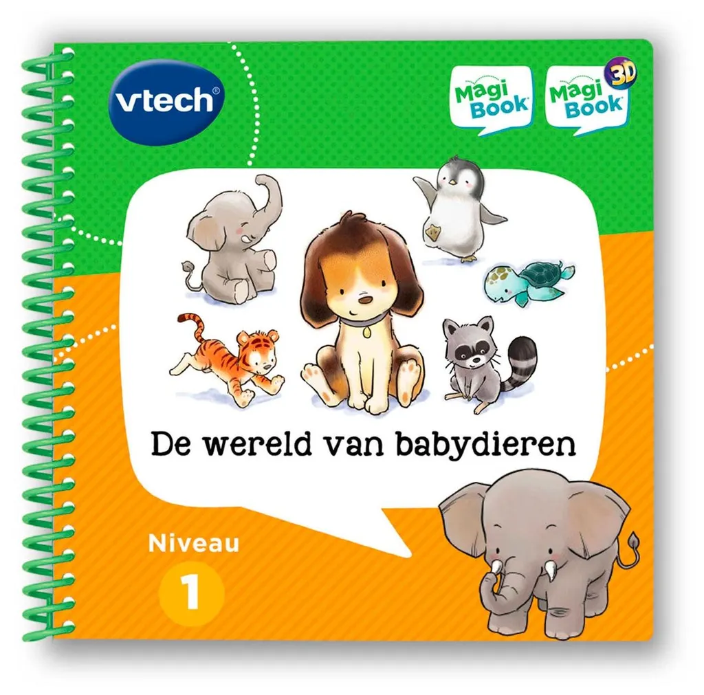 Livre d'activités VTech MagiBook sur les bébés animaux interactif