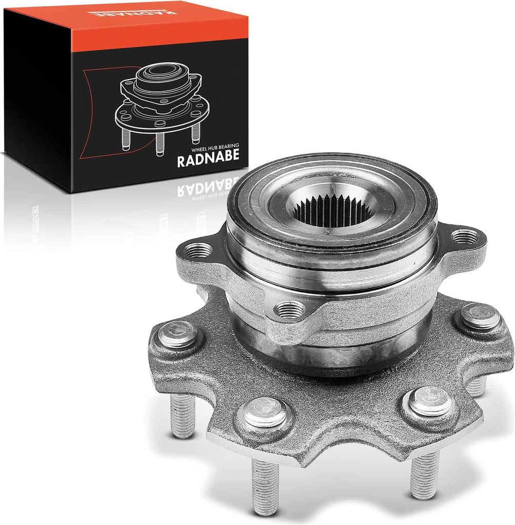 Frankberg 1x Radnabe Radlagersatz Hinterachse beidseitig für Mitsubishi Pajero III Canvas Top IV Van Klasseic Sport I