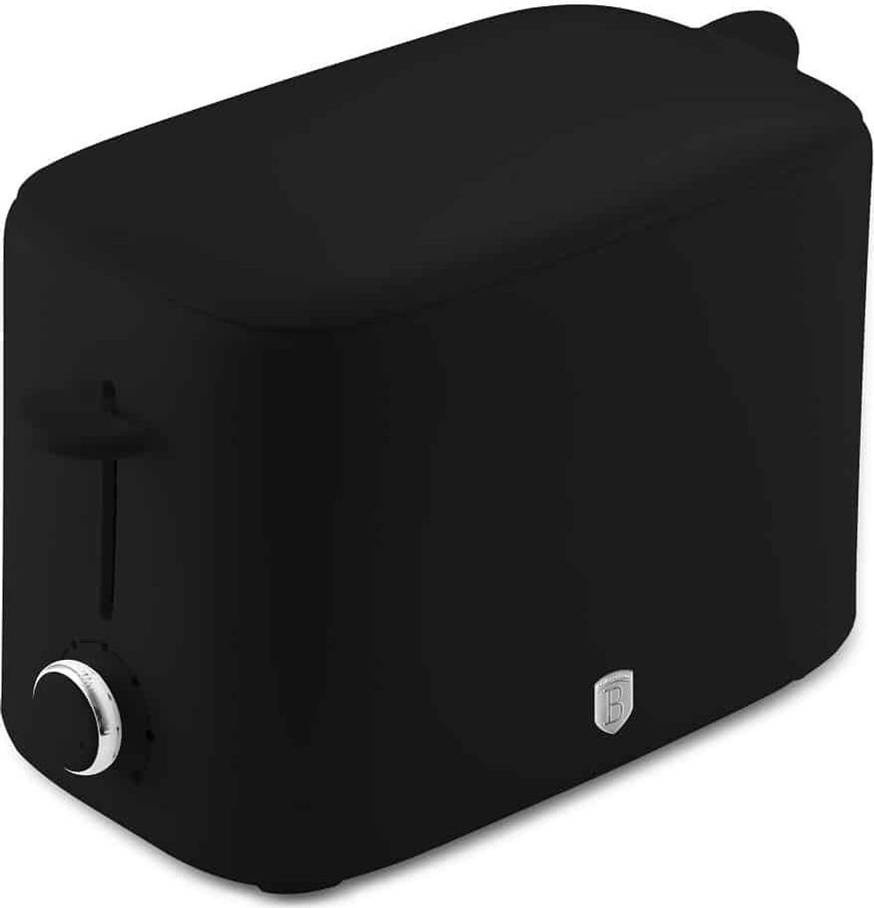 Toaster mit Deckel, schwarz-silber | Berlinger Haus BH9703