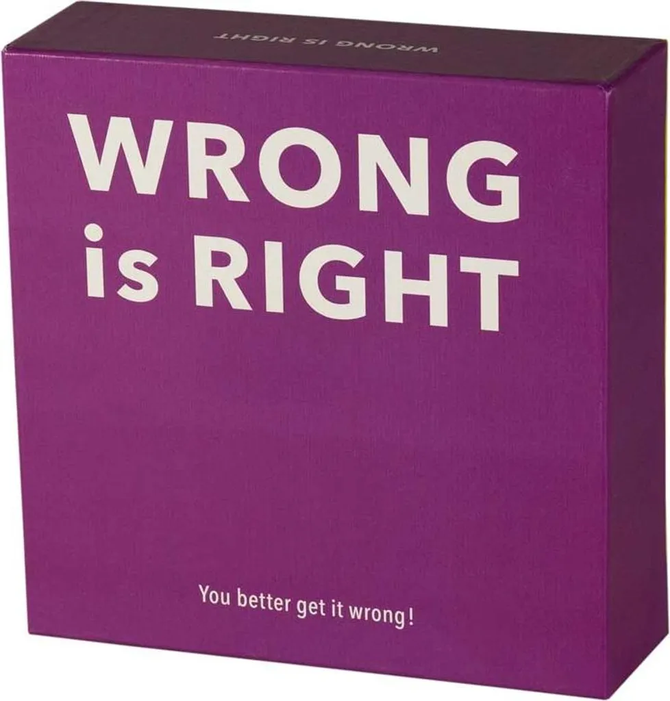 Jeu éducatif Wrong is Right Tactic - Apprentissage par le rire et 200 questions