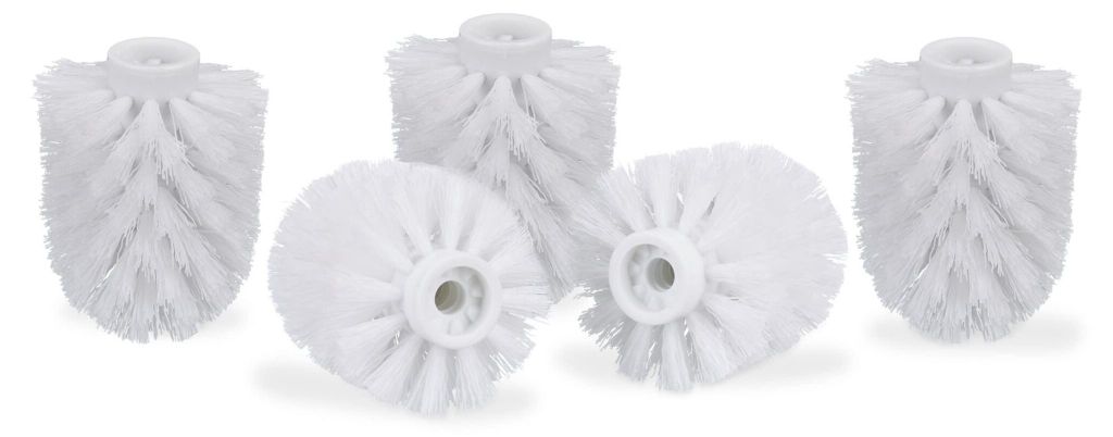 Relaxdays WC Bürstenkopf im 5er Set, lose Toilettenbürsten Produktbild 