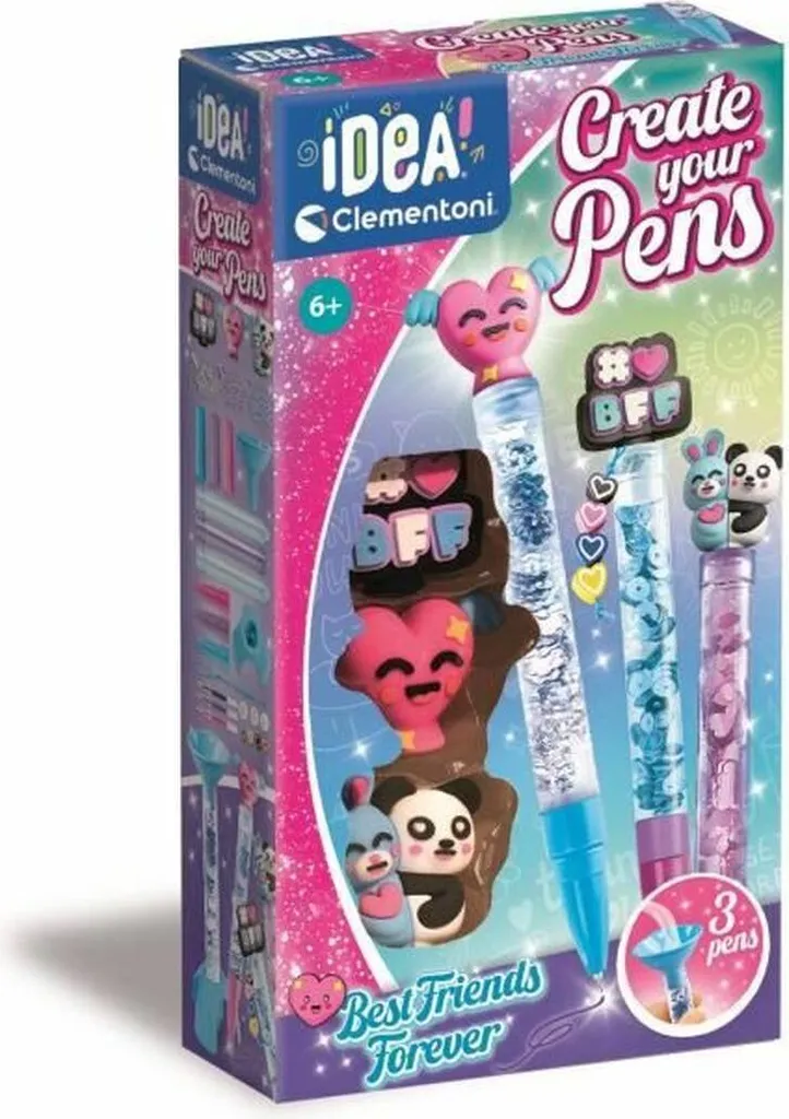 Clementoni Stylos Best Friends : Kit de Customisation avec Perles
