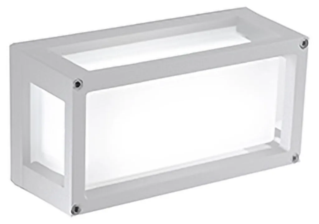 Applique LED Étanche IP54 10W Aluminium Blanc Chaud pour Balcon et Mur