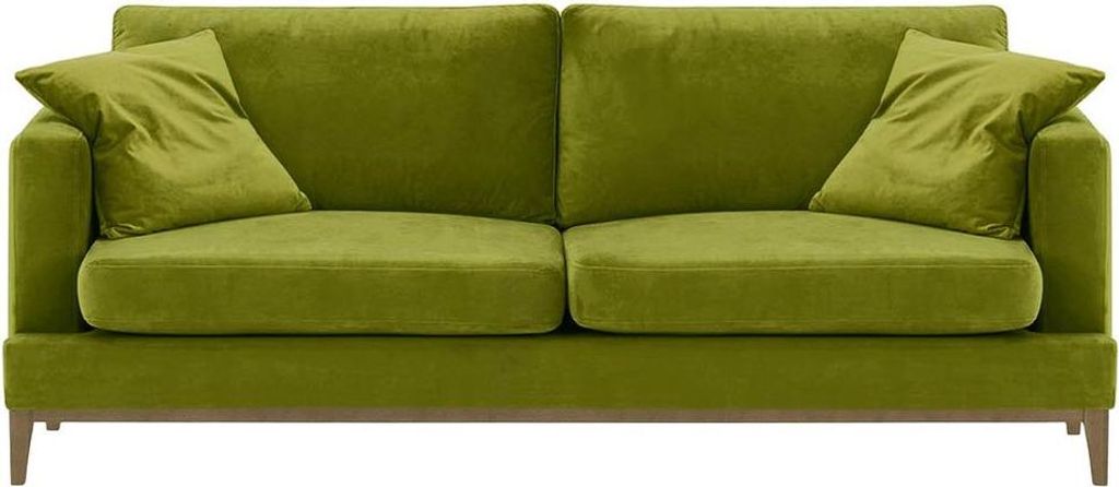 Dreisitzer-Sofa Covex Wood-Velluto 9-wax black