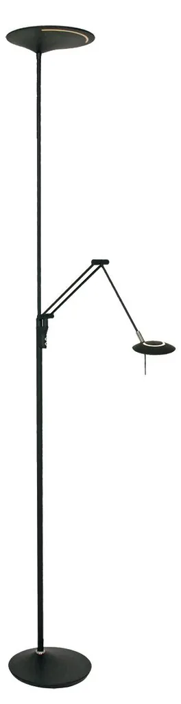 Lampadaire Zodiac LED Steinhauer 2107ZW - Noir en Métal au Style Design
