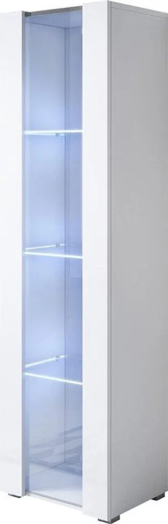 Vitrine en verre pour collections anti-poussière avec serrure clé