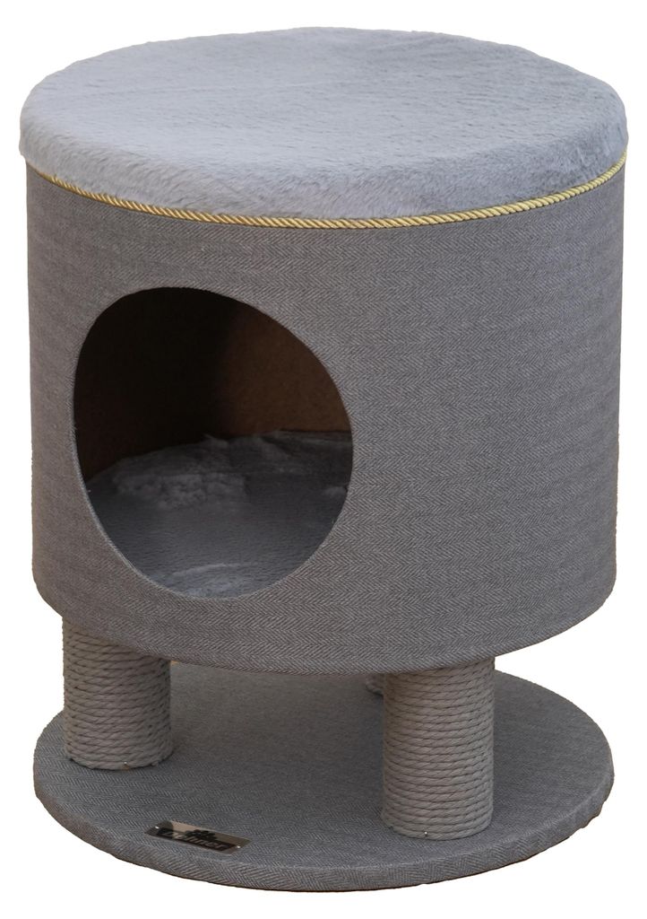 Dehner Katzen-Kratzhöhle Vincent, Ø 40 cm, Höhe 48 cm, Produktbild 