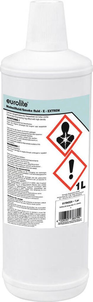EUROLITE Smoke Fluid -E- Extrem, 1l Nebelfluid Produktbild