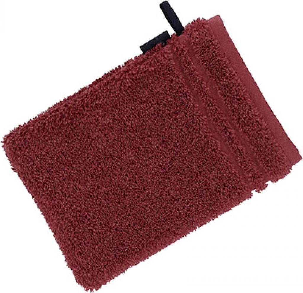 Vossen 116048 | Vienna Style Supersoft Waschhandschuh / 22 x 16 cm - Farbe: Terra - Größe: 22 x 16 cm