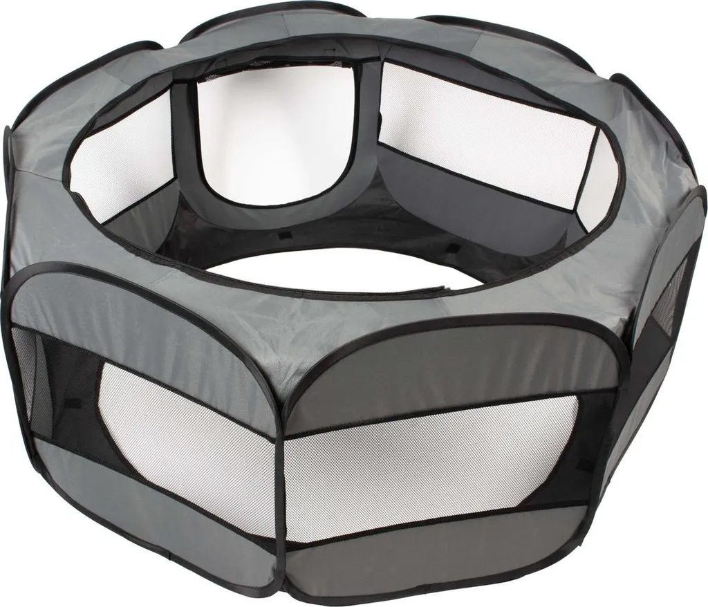 Parc pour Chiots Duvo+ Pliable et Transportable Taille L Gris Clair