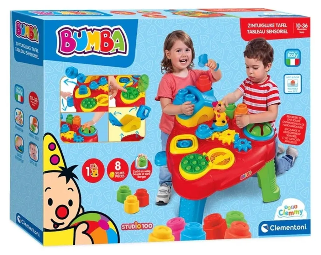 Clementoni Clemmy Bumba Table d'activités avec cubes souples 17726 - 6