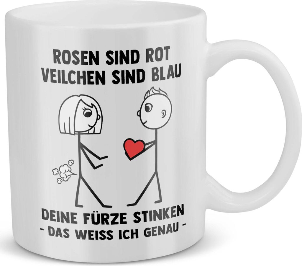 22Feels Frauen Jahrestag Geschenk Hochzeitstag Ehefrau Valentinstag Freundin Tasse Geburtstag für Sie Kaffeetasse Haferl Weihnachten Geschenkidee