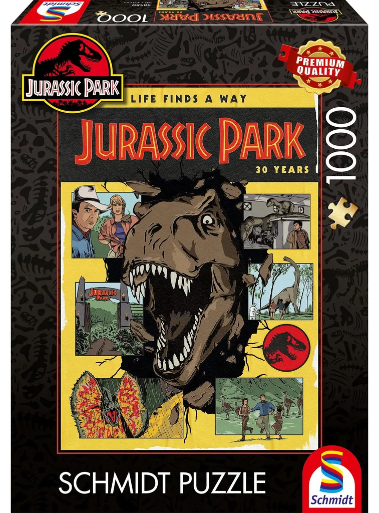 Puzzle Schmidt 1000 pièces robuste Life Finds a Way sans reflets JUR