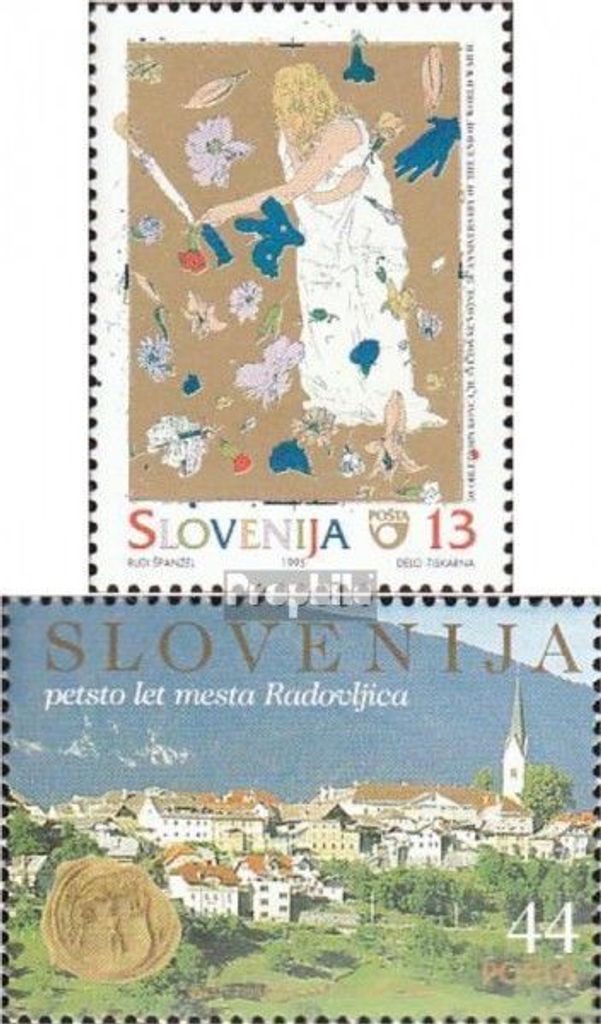 Briefmarken Slowenien 1995 Mi 109,119 (kompl.Ausg.) postfrisch 50. Jahrestag Beendigung 2. Weltkrieg