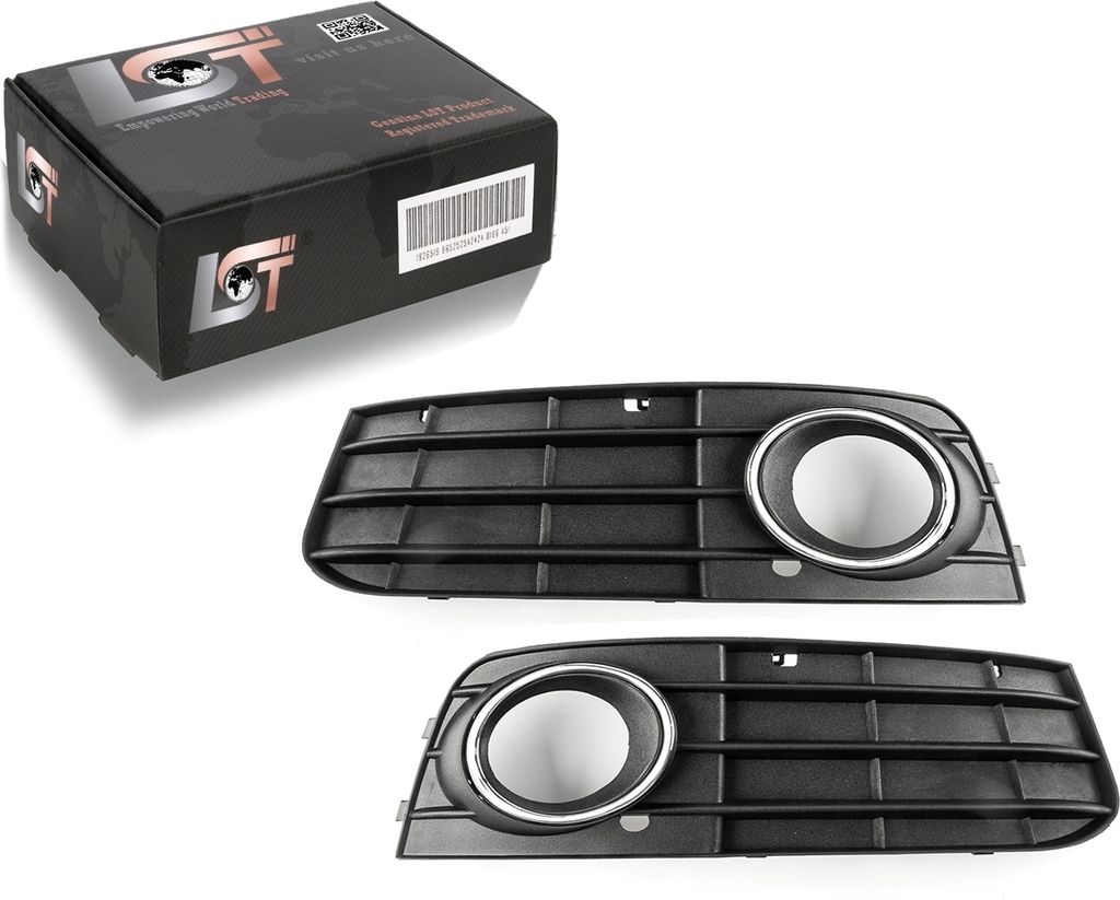 2x Nebelscheinwerfer Blende Abdeckung Stoßstange vorne Set für Audi A4 8K B8