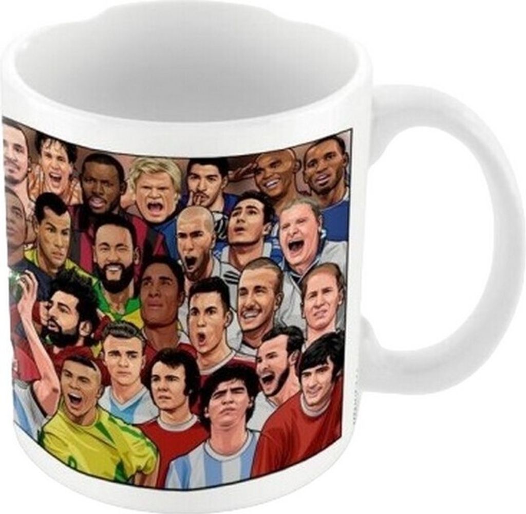 Pyramid International - Kaffeebecher "Legends Football ́s Greatest" PM9755 (Einheitsgröße) (Bunt)