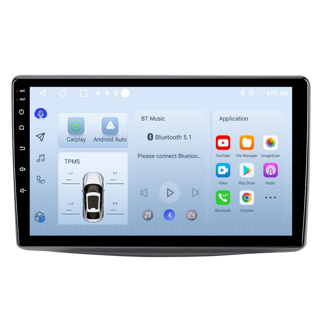 Autoradio Android da 9'' 128 GB per Alfa Romeo Mito 955 Immagine del prodotto 
