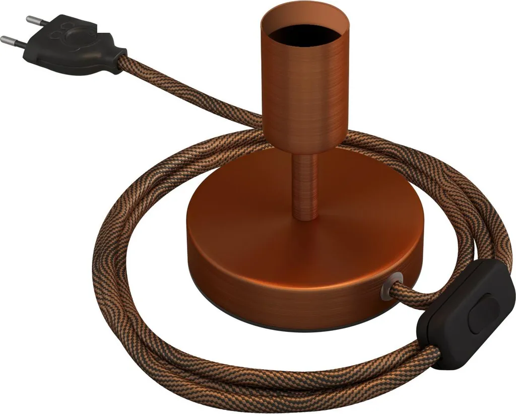 Lampada Alzaluce Metallo E27: Illuminazione Minimalista per Interni