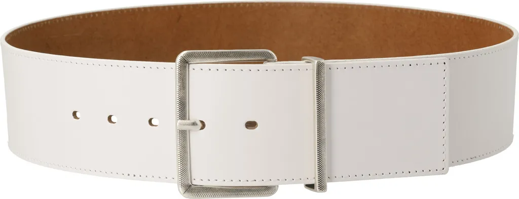 Cintura Bianca Tamaris Soka 125cm - Accessorio Donna in Vera Pelle