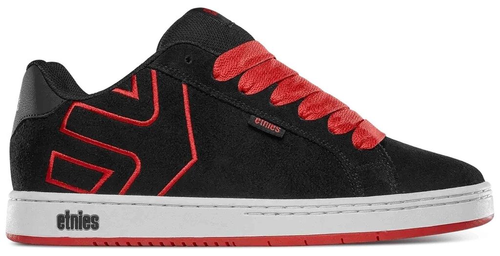 Etnies Fader SCHWARZ/ROT Schuhe Größe 42