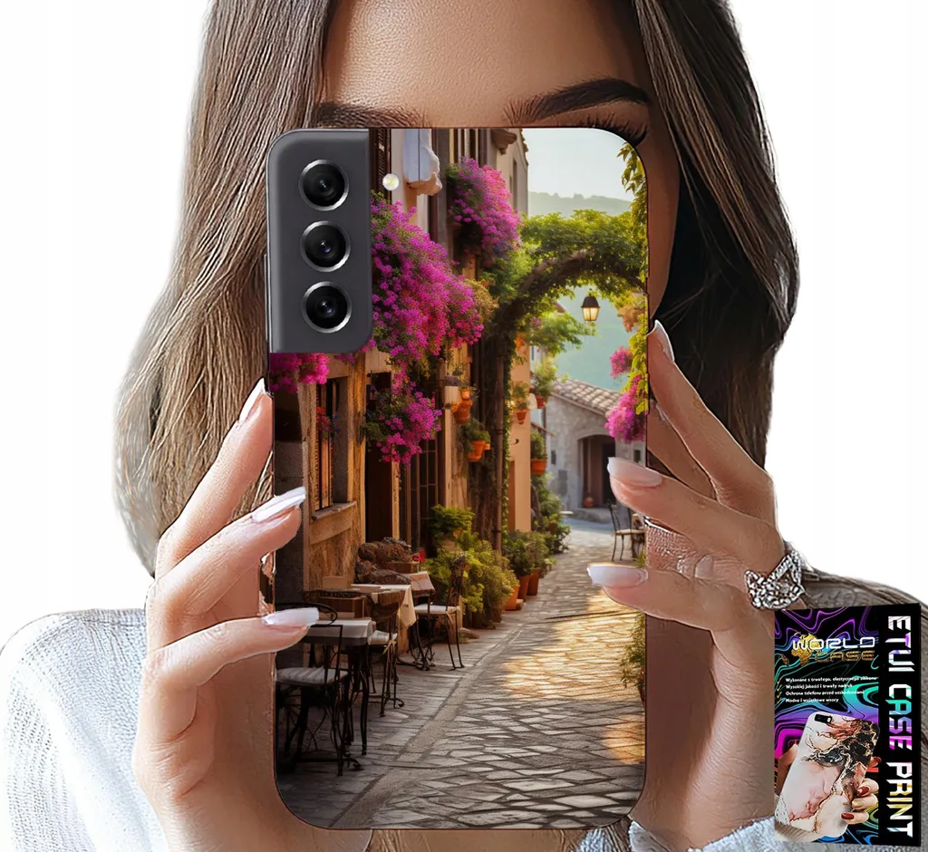 Custodia Samsung S21 Pittura Caffè - Include Vetro di Protezione