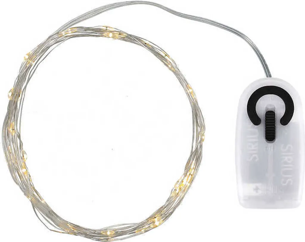 Décoration lumineuse de table 40 LED blanc chaud 3,9 m ambiance cosy