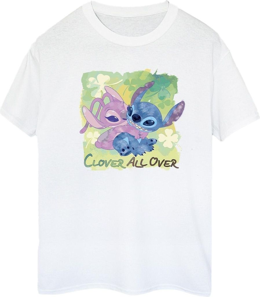 Disney - "St Patrick's Day" T-Shirt für Damen BI30136 (M) (Weiß)