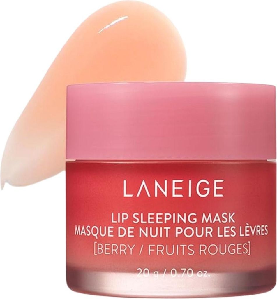 Laneige Lip Sleeping Mask EX Berry – 20g Lippenmaske für intensive Feuchtigkeit, regeneriert rissige Lippen, beruhigt mit Sheabutter, Murumuru-B...