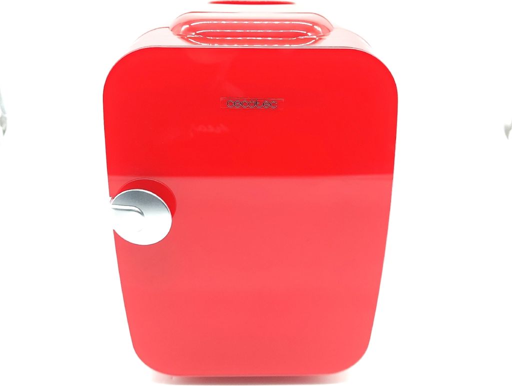 Cecotec Mini Bolero MiniCooling 4L Rot Kühlschrank 12V 220V Minibarauftreib