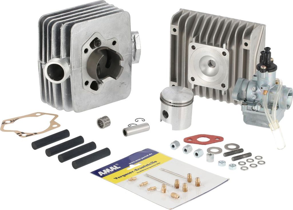 Set: Tuning 70ccm 4-Kanal mit AMAL Vergaser - für Simson S70, S83, SR80