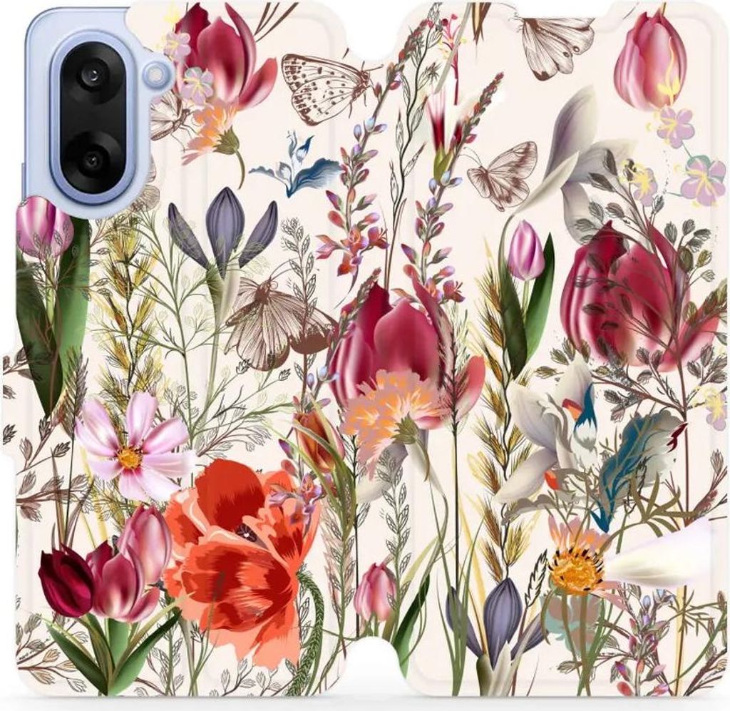Handyhülle mit klappe für OnePlus Nord CE5 5G, Mobiwear Book, Blumenstrauß