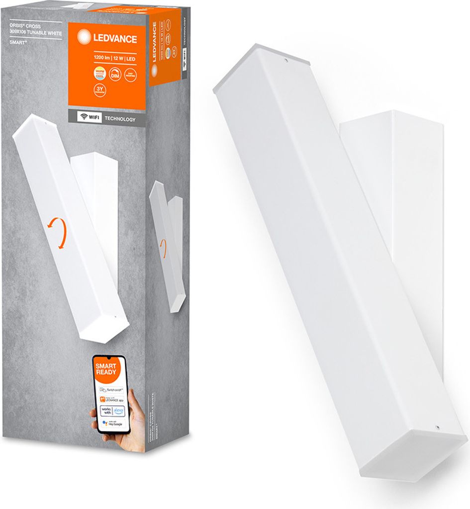LEDVANCE SMART+ Orbis Wall, Intelligente Wandleuchte, WLAN, Produktbild 